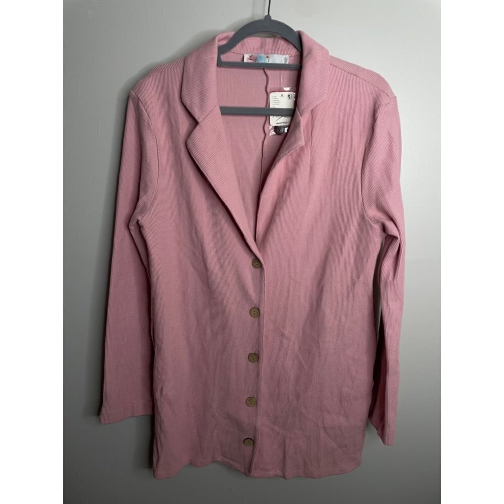 Free People PP Beach Lizzie Blazer Pink Romper One Piece Dress Size S NWT - Picture 6 of 9